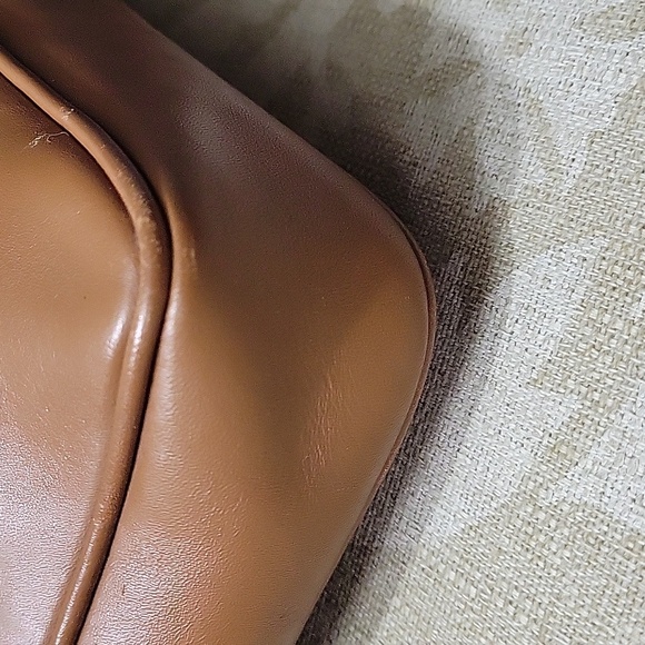 BURBERRYS CLUTCH WRISTLET LEATHER VINTAGE BAG - Picture 6 of 14